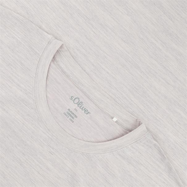 S.OLIVER T-Shirt beige-meliert