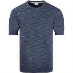 S.OLIVER T-Shirt blau-meliert