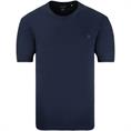 S.OLIVER T-Shirt dunkelblau-meliert