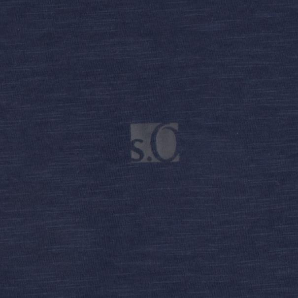 S.OLIVER T-Shirt dunkelblau-meliert
