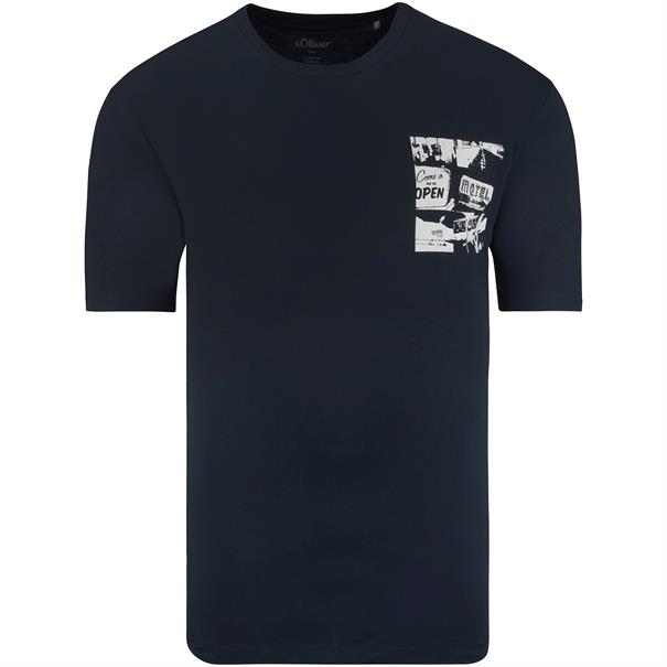 S.OLIVER T-Shirt dunkelblau