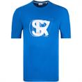 S.OLIVER T-Shirt - EXTRA lang blau