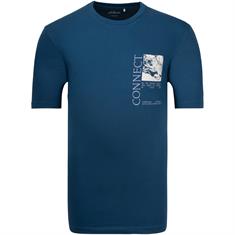 S.OLIVER T-Shirt - EXTRA lang blau