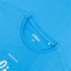 S.OLIVER T-Shirt - EXTRA lang blau
