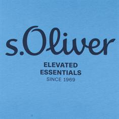 S.OLIVER T-Shirt - EXTRA lang blau