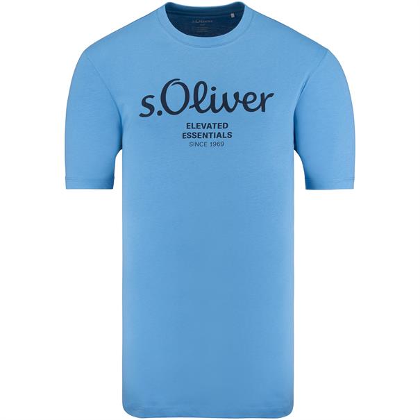 S.OLIVER T-Shirt - EXTRA lang blau