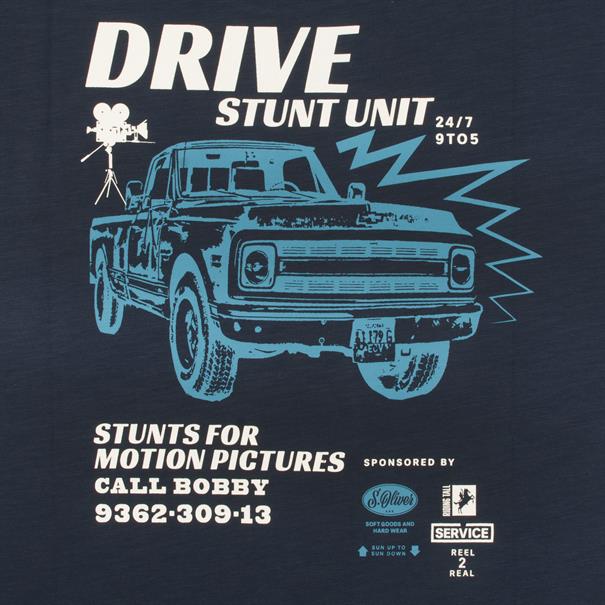 S.Oliver T-Shirt -EXTRA lang dunkelblau