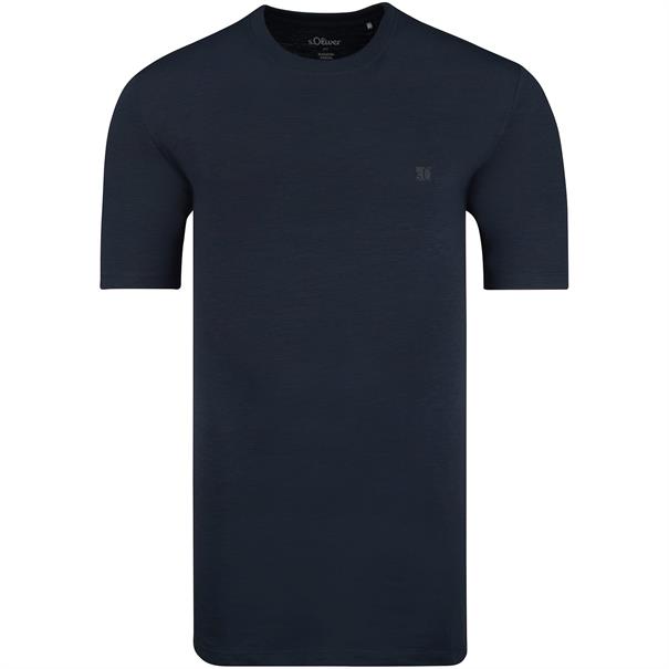 S.OLIVER T-Shirt EXTRA lang dunkelblau