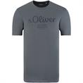 S.OLIVER T-Shirt EXTRA lang grau
