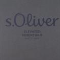 S.OLIVER T-Shirt EXTRA lang grau