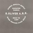 S.OLIVER T-Shirt - EXTRA lang grau