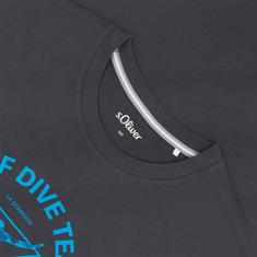 S.OLIVER T-Shirt - EXTRA lang grau