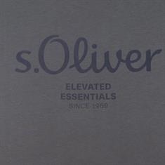 S.OLIVER T-Shirt EXTRA lang grau