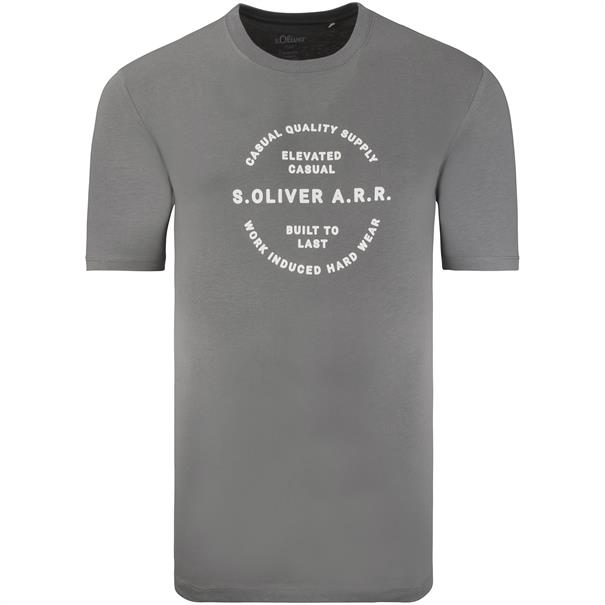 S.OLIVER T-Shirt - EXTRA lang grau