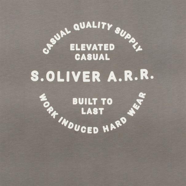 S.OLIVER T-Shirt - EXTRA lang grau