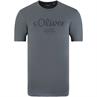 S.OLIVER T-Shirt EXTRA lang grau