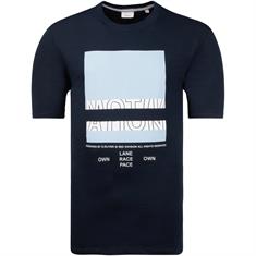 S.OLIVER T-Shirt - EXTRA lang marine