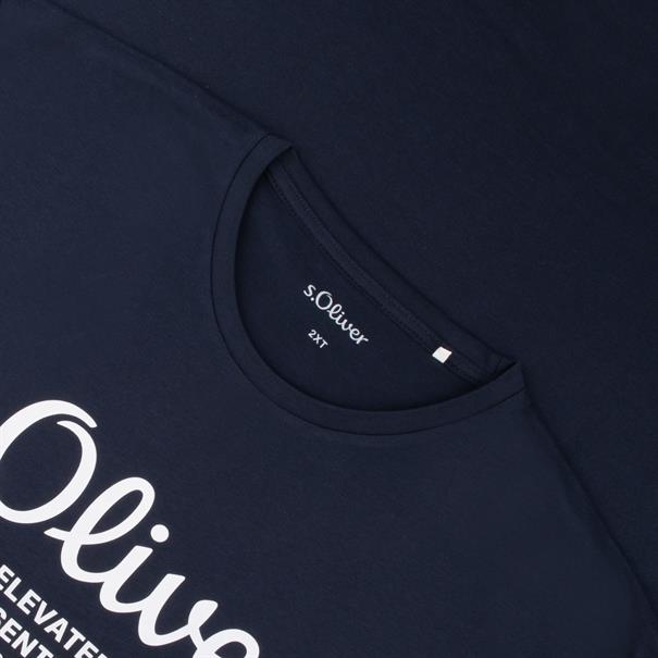 S.OLIVER T-Shirt EXTRA lang marine
