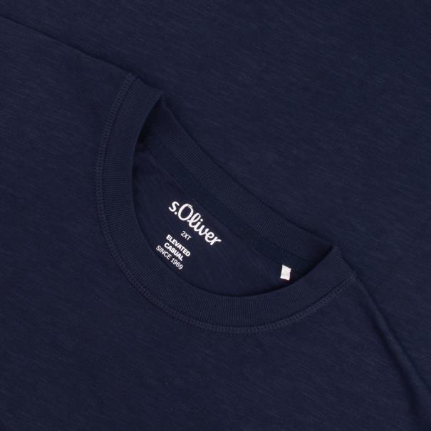 S.OLIVER T-Shirt - EXTRA lang marine