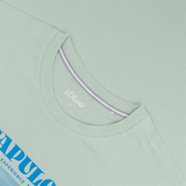 S.OLIVER T-Shirt - EXTRA lang mint