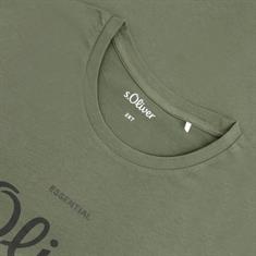 S.OLIVER T-Shirt - EXTRA lang oliv
