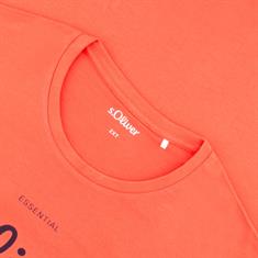 S.OLIVER T-Shirt - EXTRA lang orange