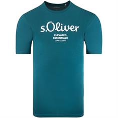 S.OLIVER T-Shirt EXTRA lang petrol