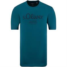 S.OLIVER T-Shirt - EXTRA lang petrol