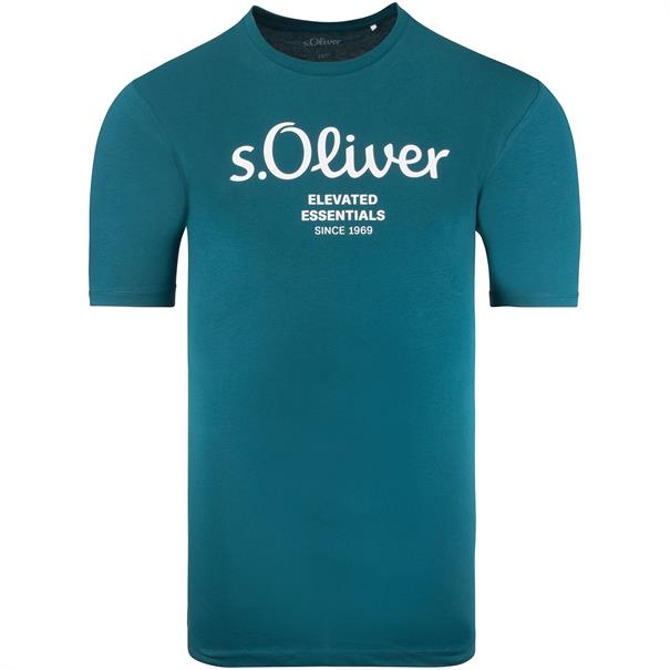 S.OLIVER T-Shirt EXTRA lang petrol