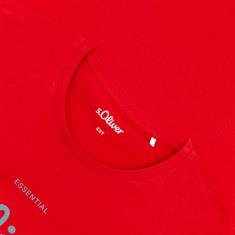 S.OLIVER T-Shirt - EXTRA lang rot