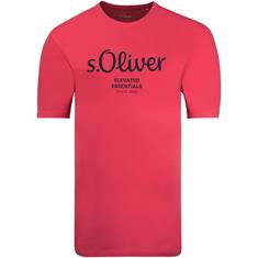 S.OLIVER T-Shirt - EXTRA lang rot