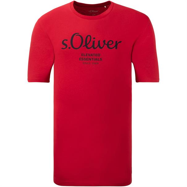 S.OLIVER T-Shirt - EXTRA lang rot