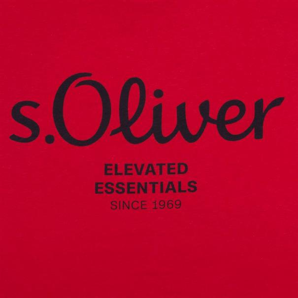S.OLIVER T-Shirt - EXTRA lang rot