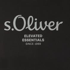 S.OLIVER T-Shirt EXTRA lang schwarz