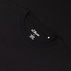 S.OLIVER T-Shirt - EXTRA lang schwarz