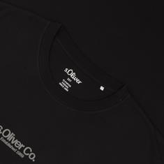 S.OLIVER T-Shirt - EXTRA lang schwarz