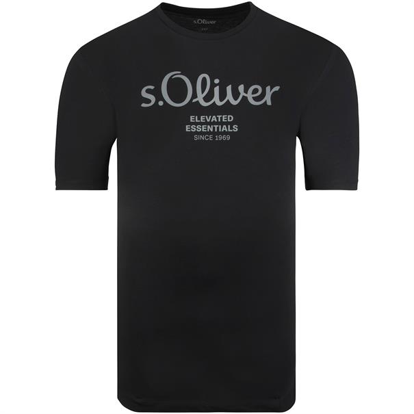 S.OLIVER T-Shirt EXTRA lang schwarz