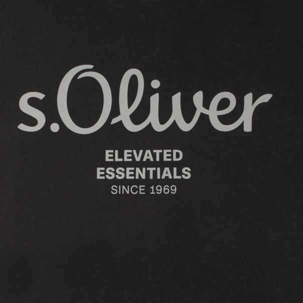 S.OLIVER T-Shirt EXTRA lang schwarz