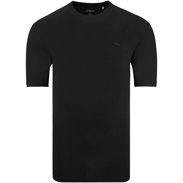 S.OLIVER T-Shirt - EXTRA lang schwarz