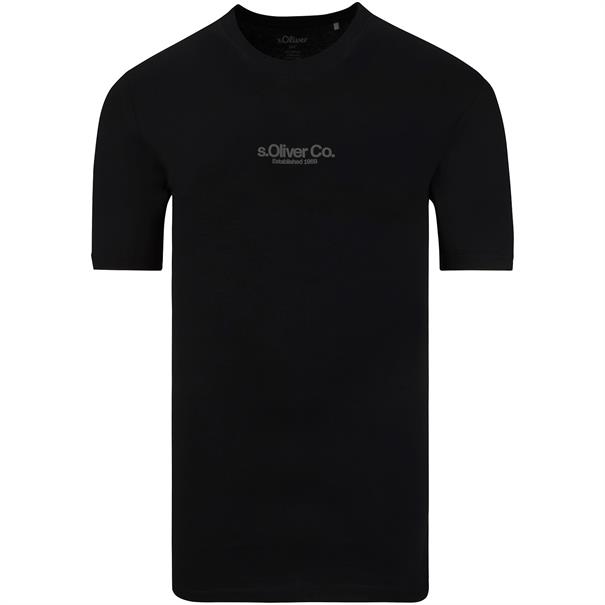 S.OLIVER T-Shirt - EXTRA lang schwarz