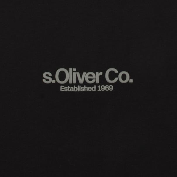 S.OLIVER T-Shirt - EXTRA lang schwarz