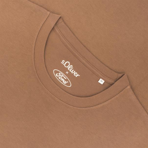 S. OLIVER T- Shirt "FORD" braun