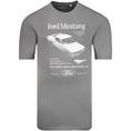 S.OLIVER T-Shirt "FORD" EXTRA lang grau