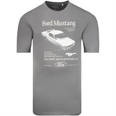 S.OLIVER T-Shirt "FORD" EXTRA lang grau