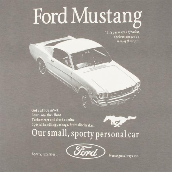S.OLIVER T-Shirt "FORD" EXTRA lang grau