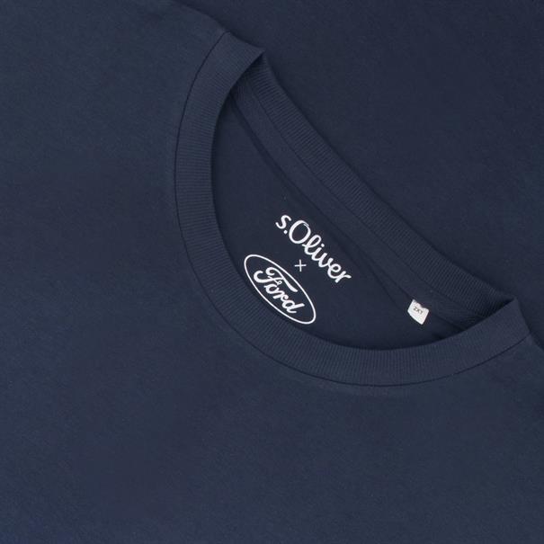 S.OLIVER T-Shirt "FORD" EXTRA lang marine