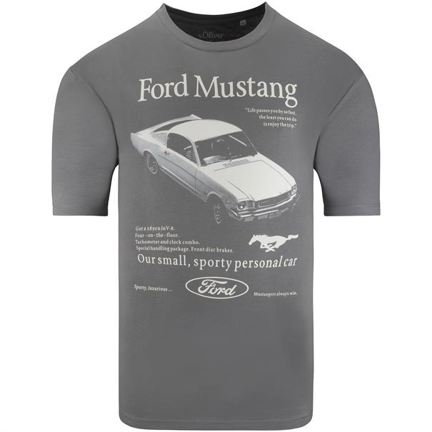 S.OLIVER T-Shirt "FORD" grau