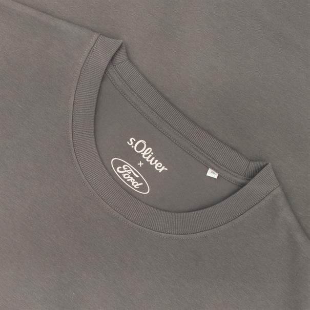 S. OLIVER T- Shirt "FORD" grau
