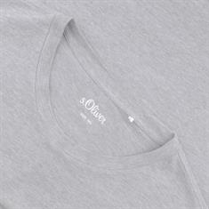 S.OLIVER T-Shirt grau-meliert