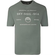 S.OLIVER T-Shirt grün